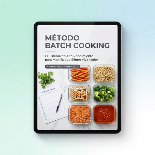 Método Batch Cooking: Sistema de Alto Rendimiento